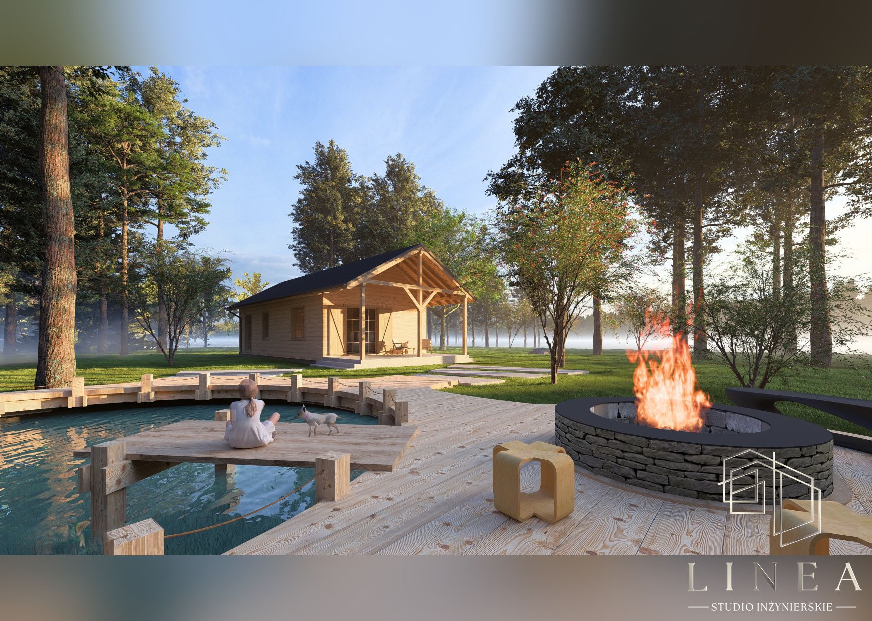 Budynek mieszkalny jednorodzinny „Leśna Przystań” w Rosochatce