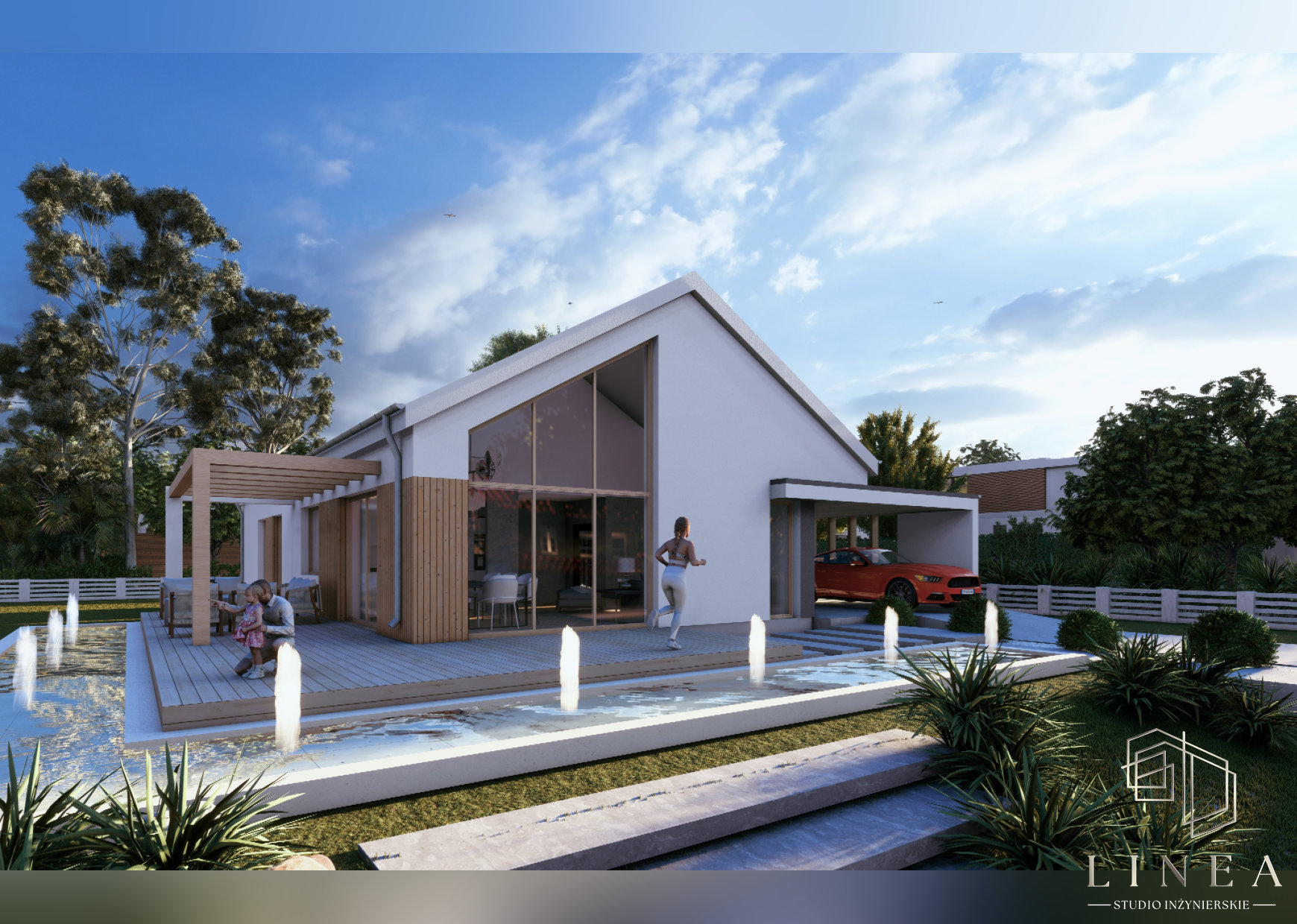 Budynek mieszkalny jednorodzinny „Nowoczesność” w Brzozowych Błotach